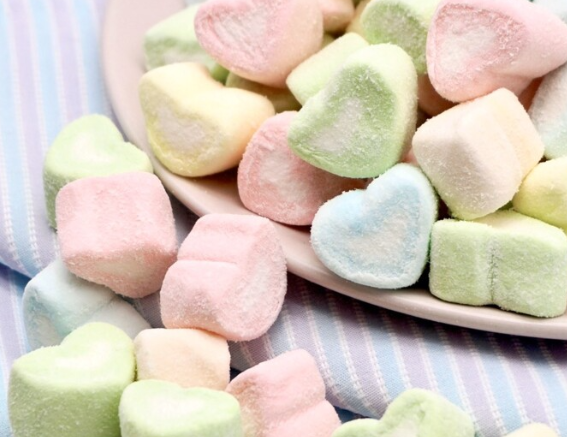 【蜜意坊】五彩情人心棉花糖 TO-113 (3cm)