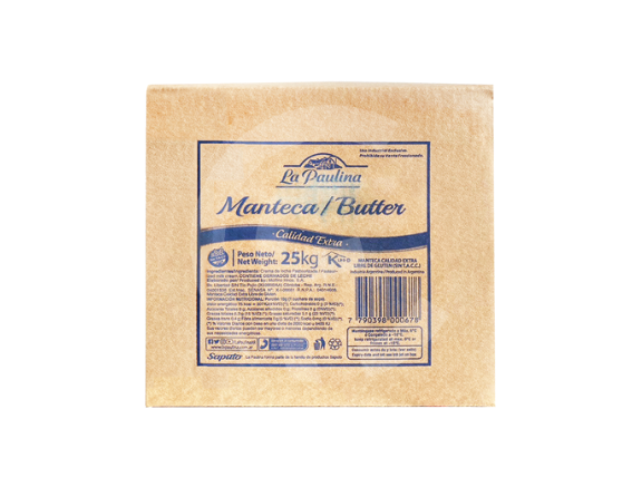 【LA PAULINA 樂寶娜】無鹽奶油 25公斤
