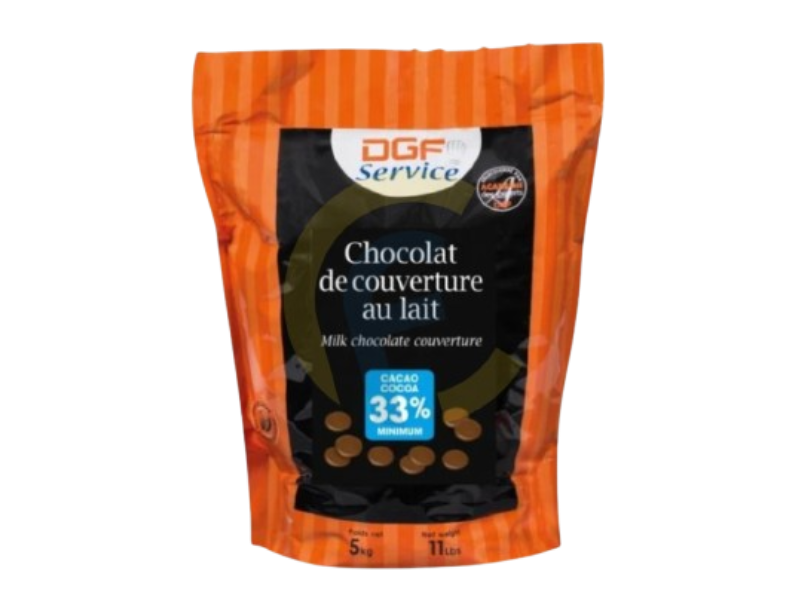 【DGF狄吉富】調溫牛奶巧克力鈕扣33% 