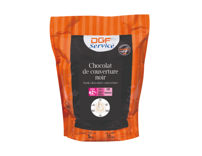 【DGF狄吉富】調溫黑巧克力鈕扣62%