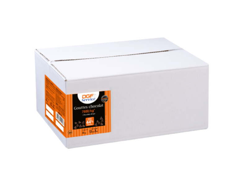 【DGF狄吉富】調溫耐烤焙黑巧克力水滴44%