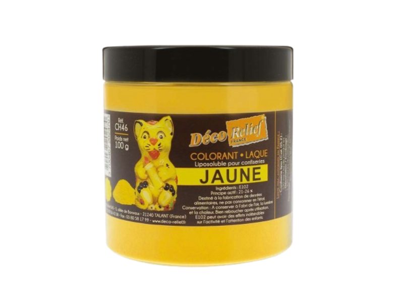 【DECO RELIEF】黃色巧克力色粉
