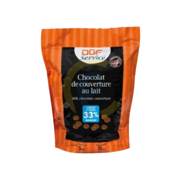 【DGF狄吉富】調溫牛奶巧克力鈕扣33%