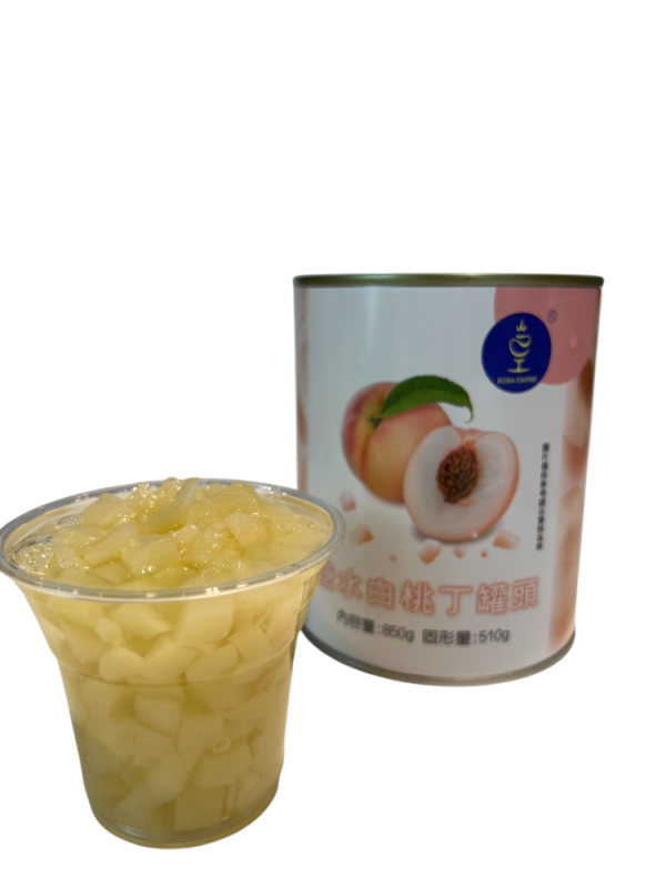 糖水白桃丁罐頭